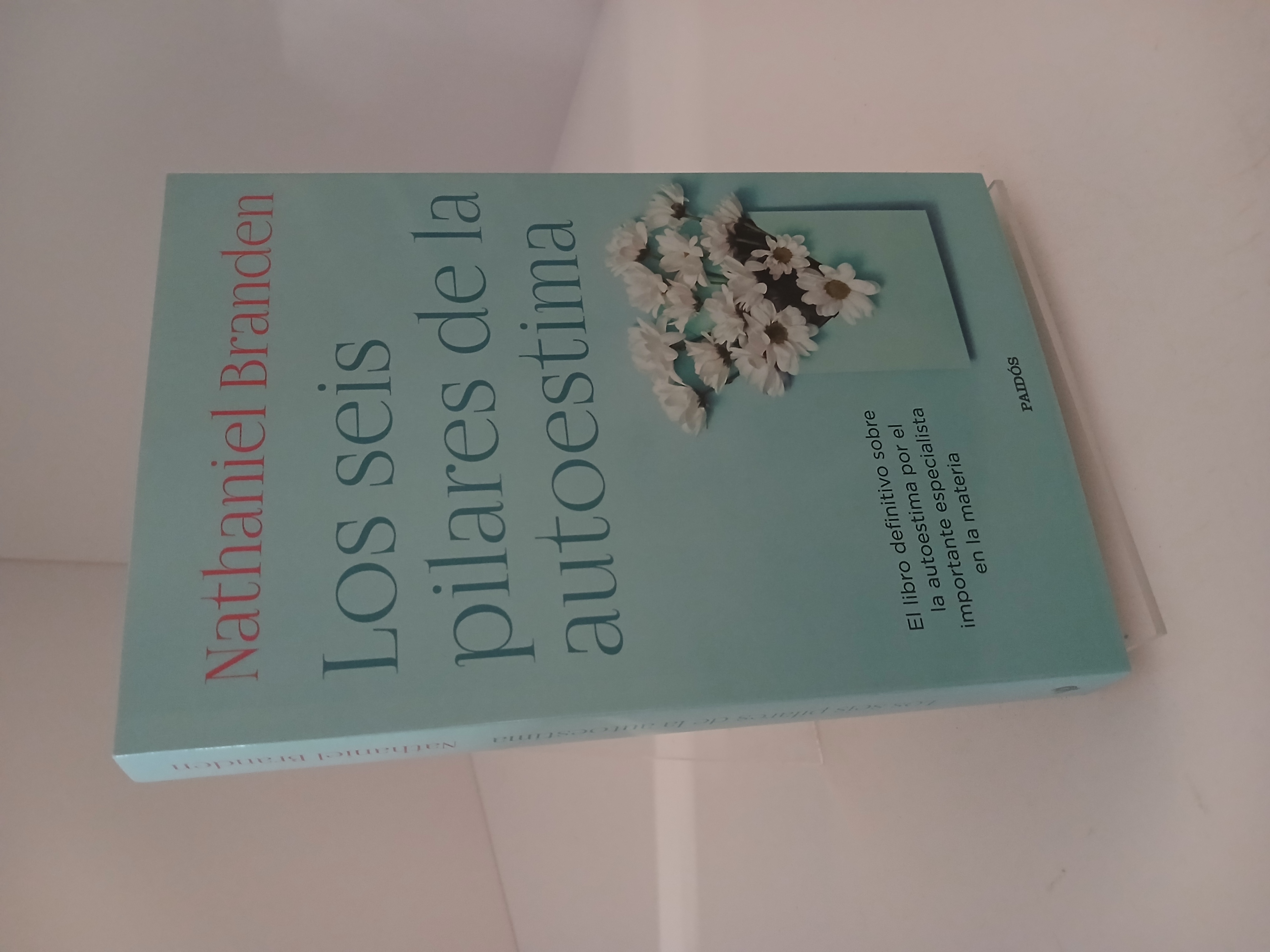 Portada de Los seis pilares de la autoestima: El libro definitivo sobre la autoestima por el importante especialista en la materia