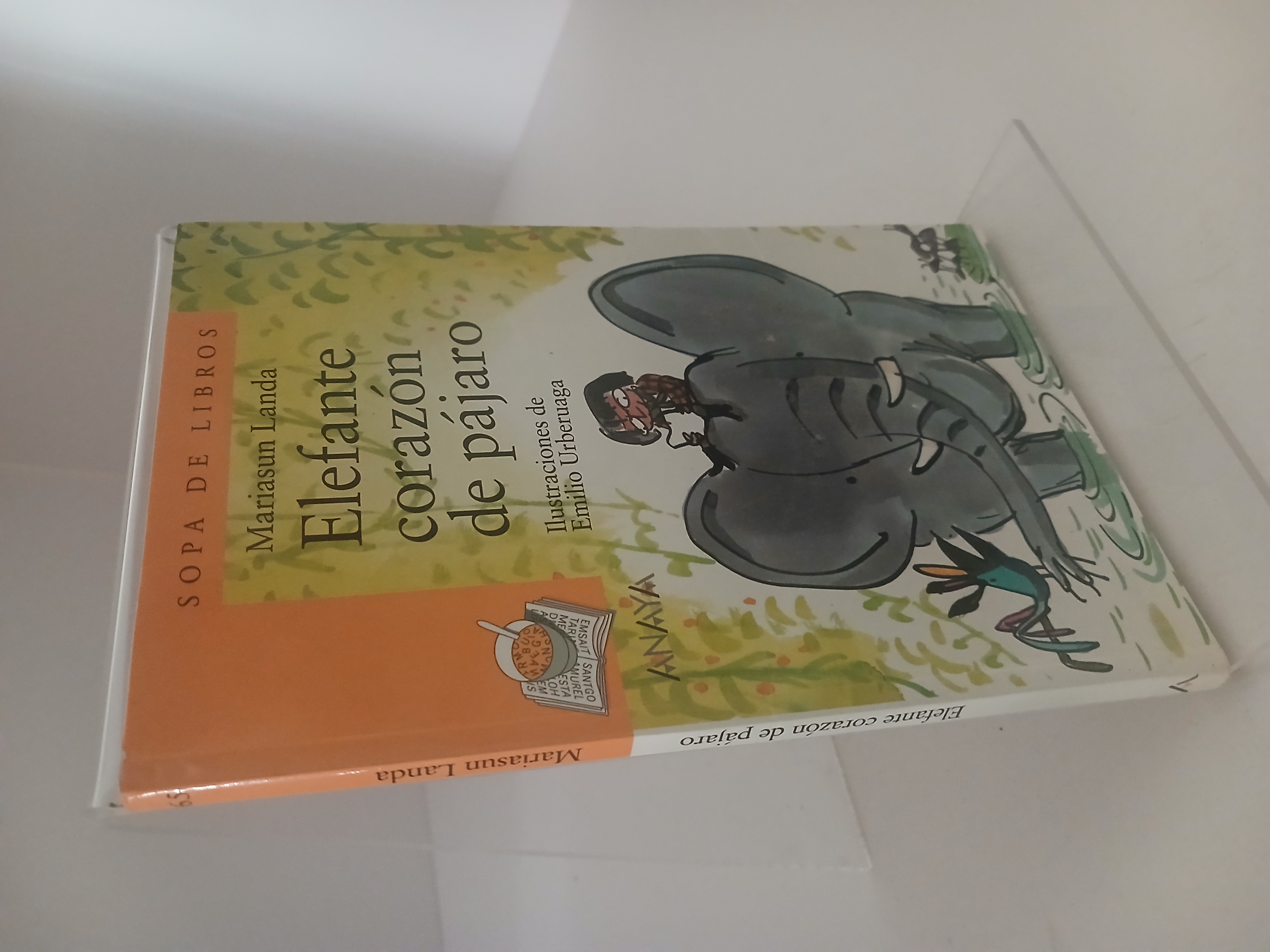 Portada de Elefante corazón de pájaro