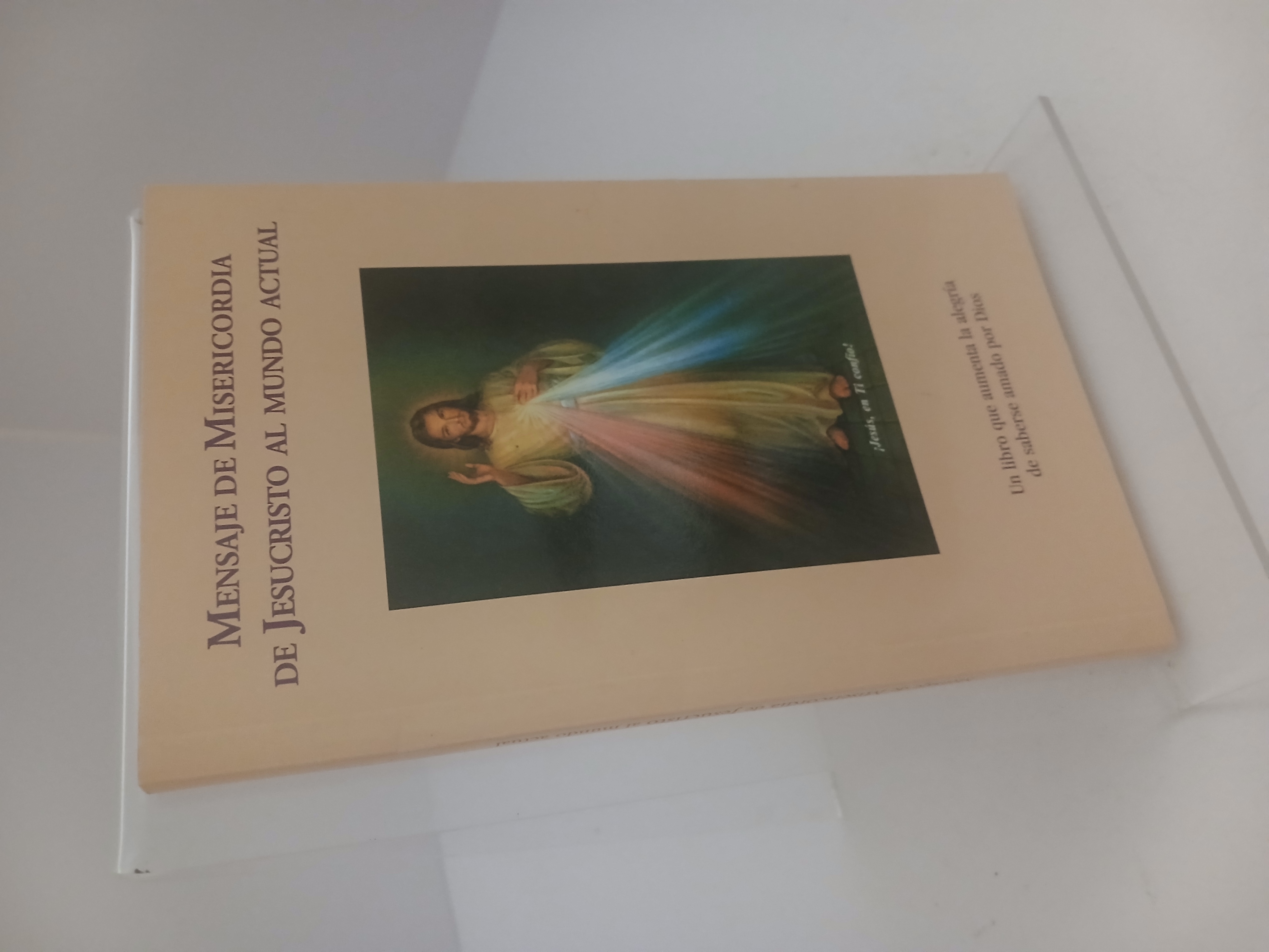 Portada de Selección de los textos más significativos del mensaje de misericordia de Jesucristo al mundo actual confiado a santa Faustina