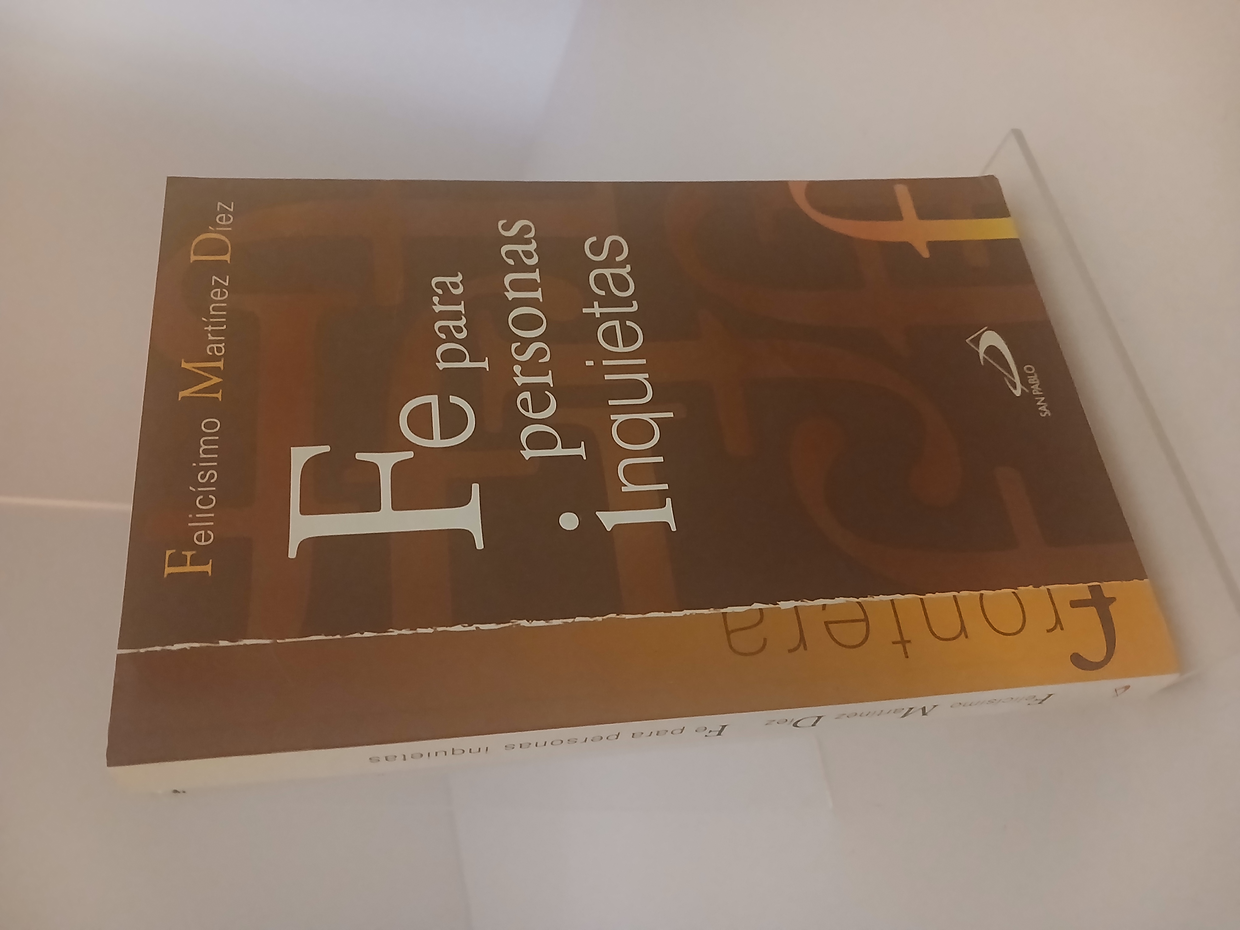 Portada de Fe para personas inquietas