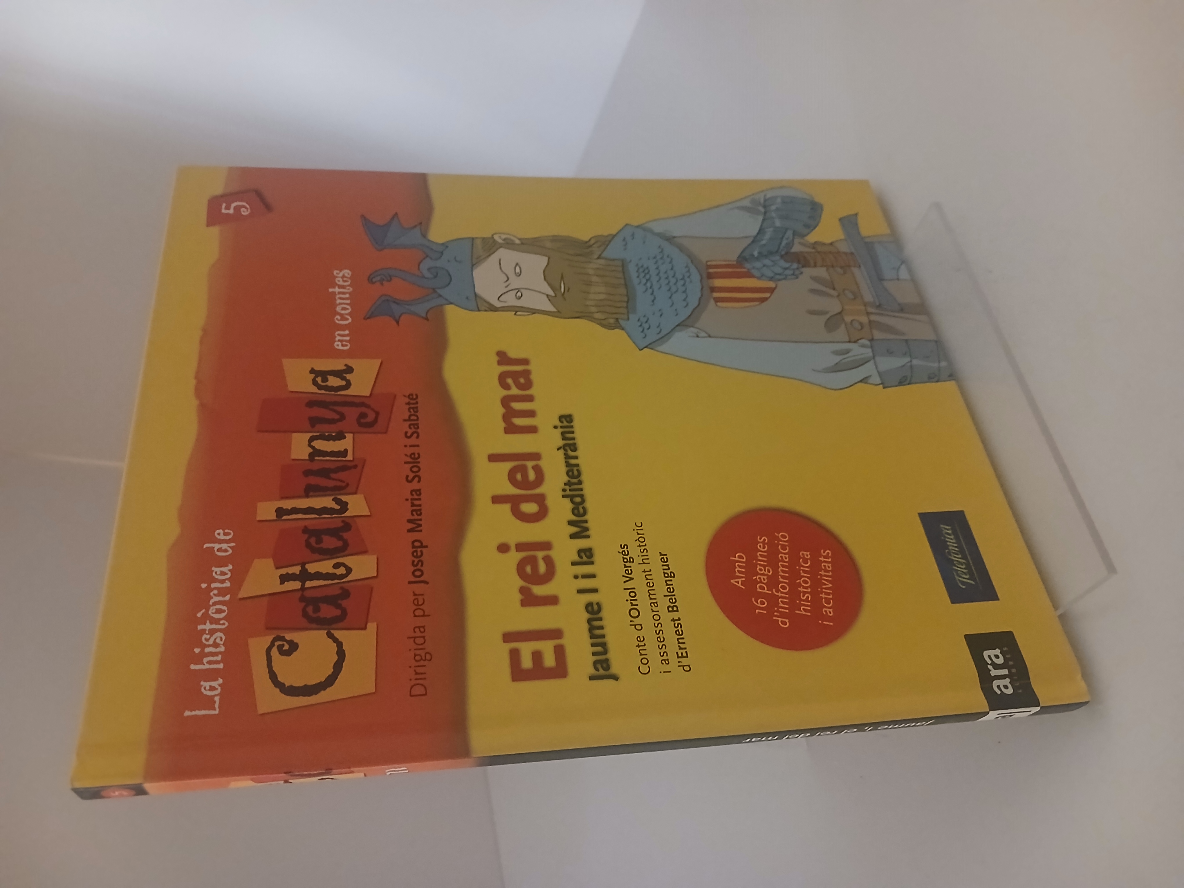 Portada de La història de Catalunya en contes: El rei del mar (Vol.5)