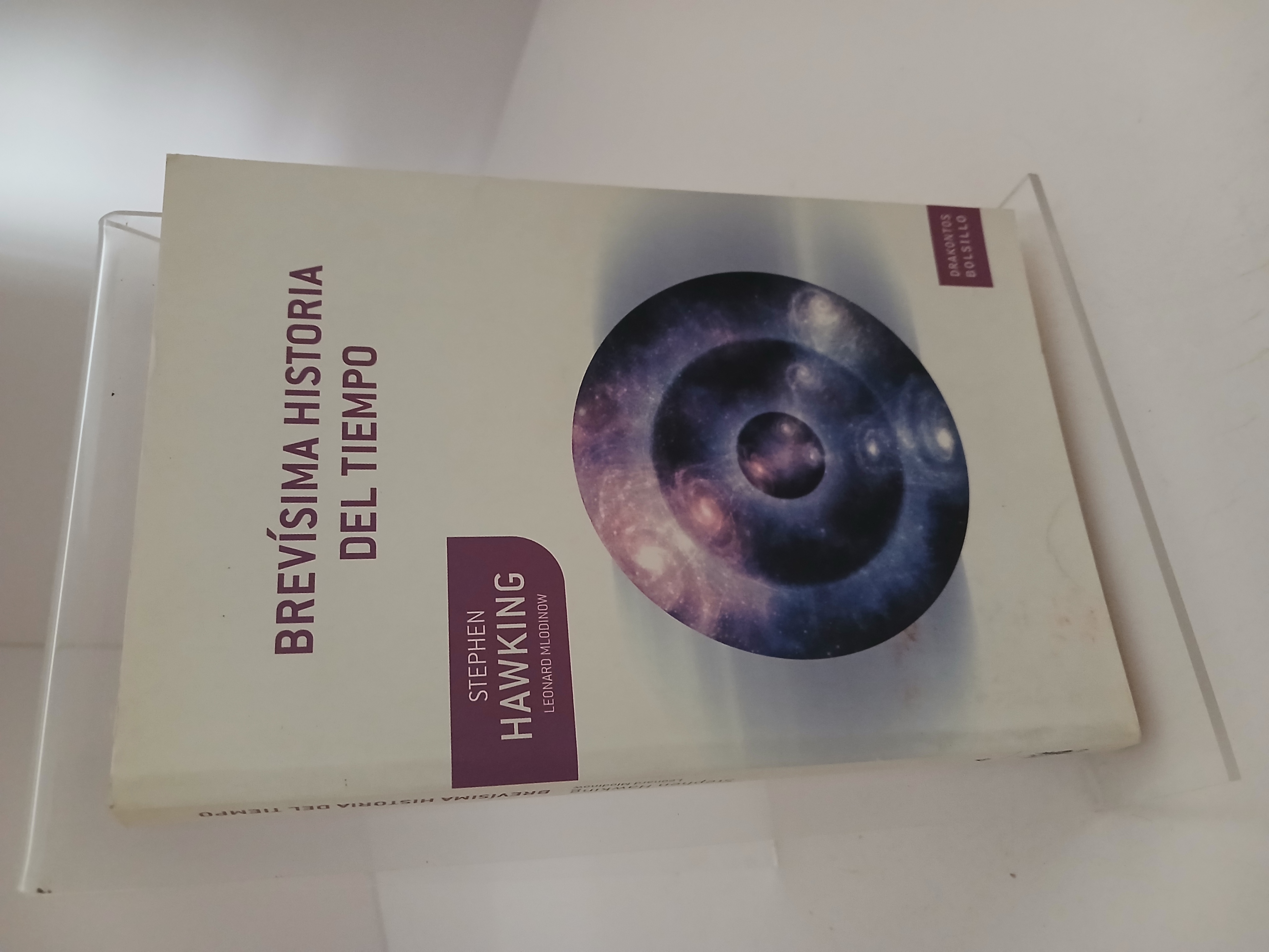 Portada de Brevísima historia del tiempo