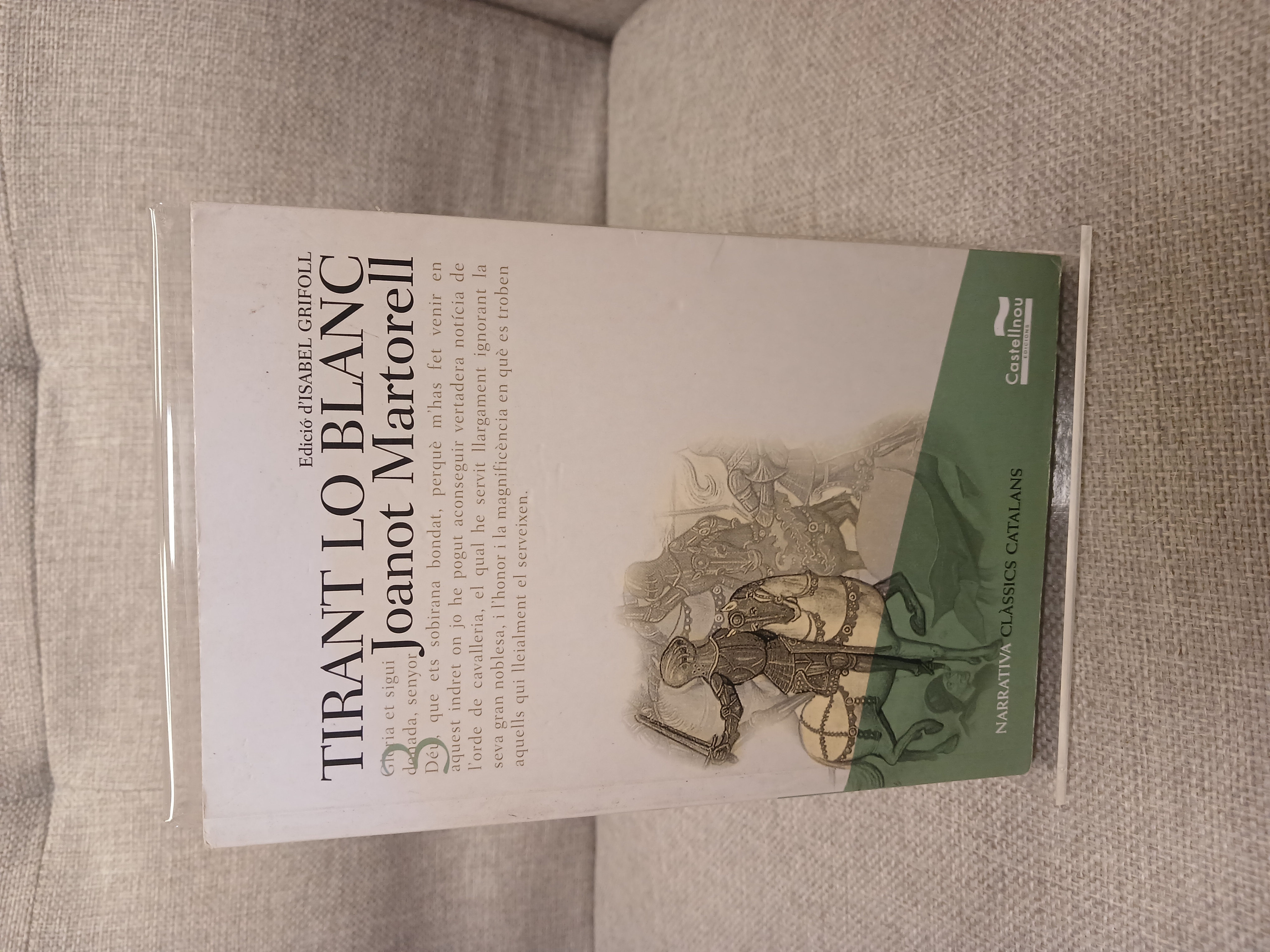 Portada de Tirant lo Blanc