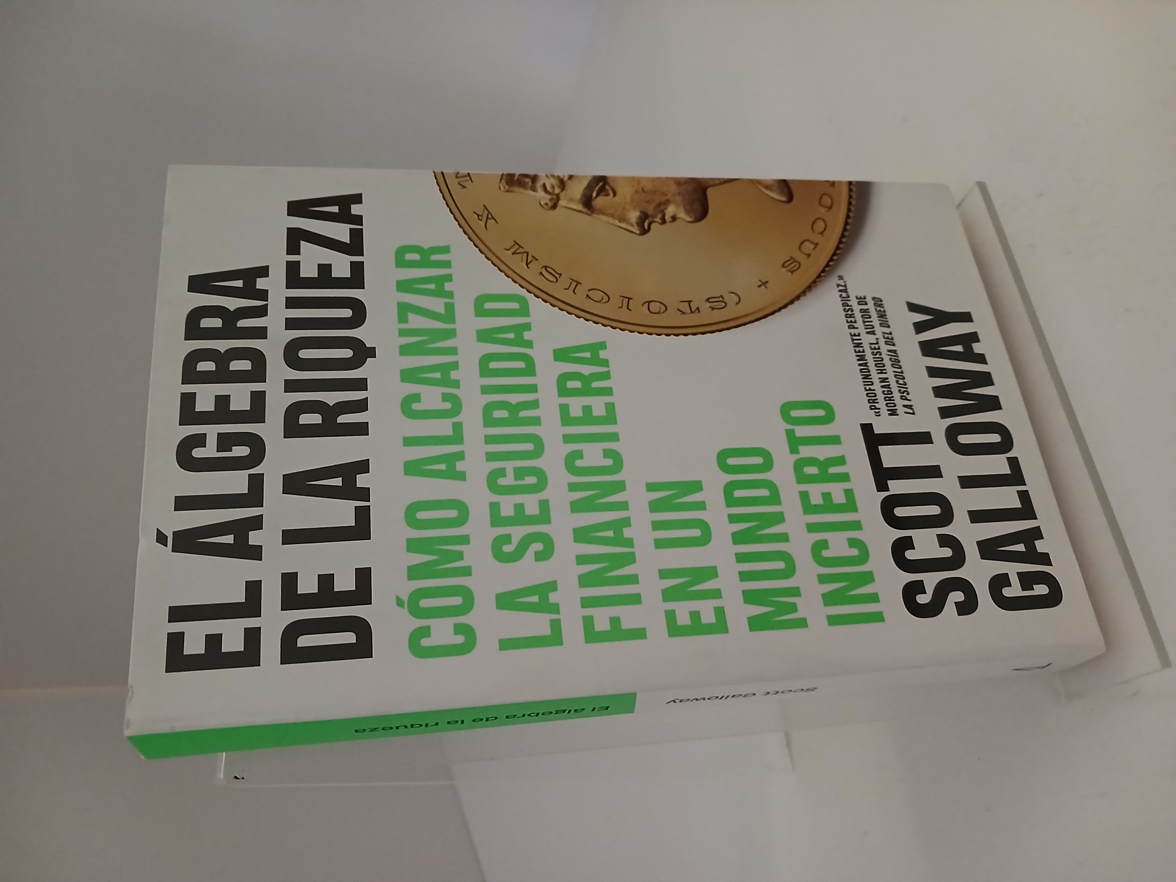 Portada de El álgebra de la riqueza: cómo alcanzar la seguridad financiera en un mundo incierto
