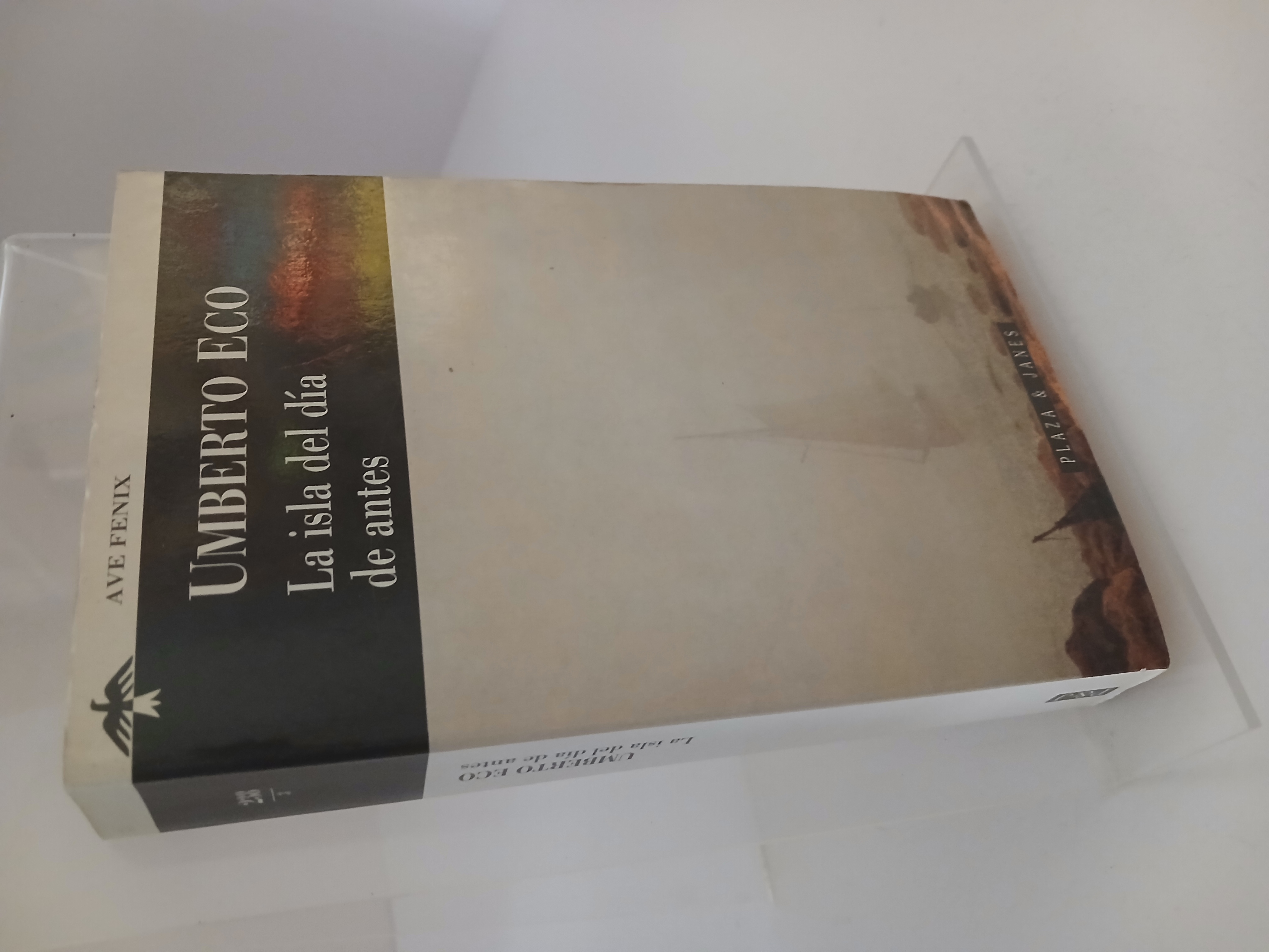 Portada de La isla del día de antes