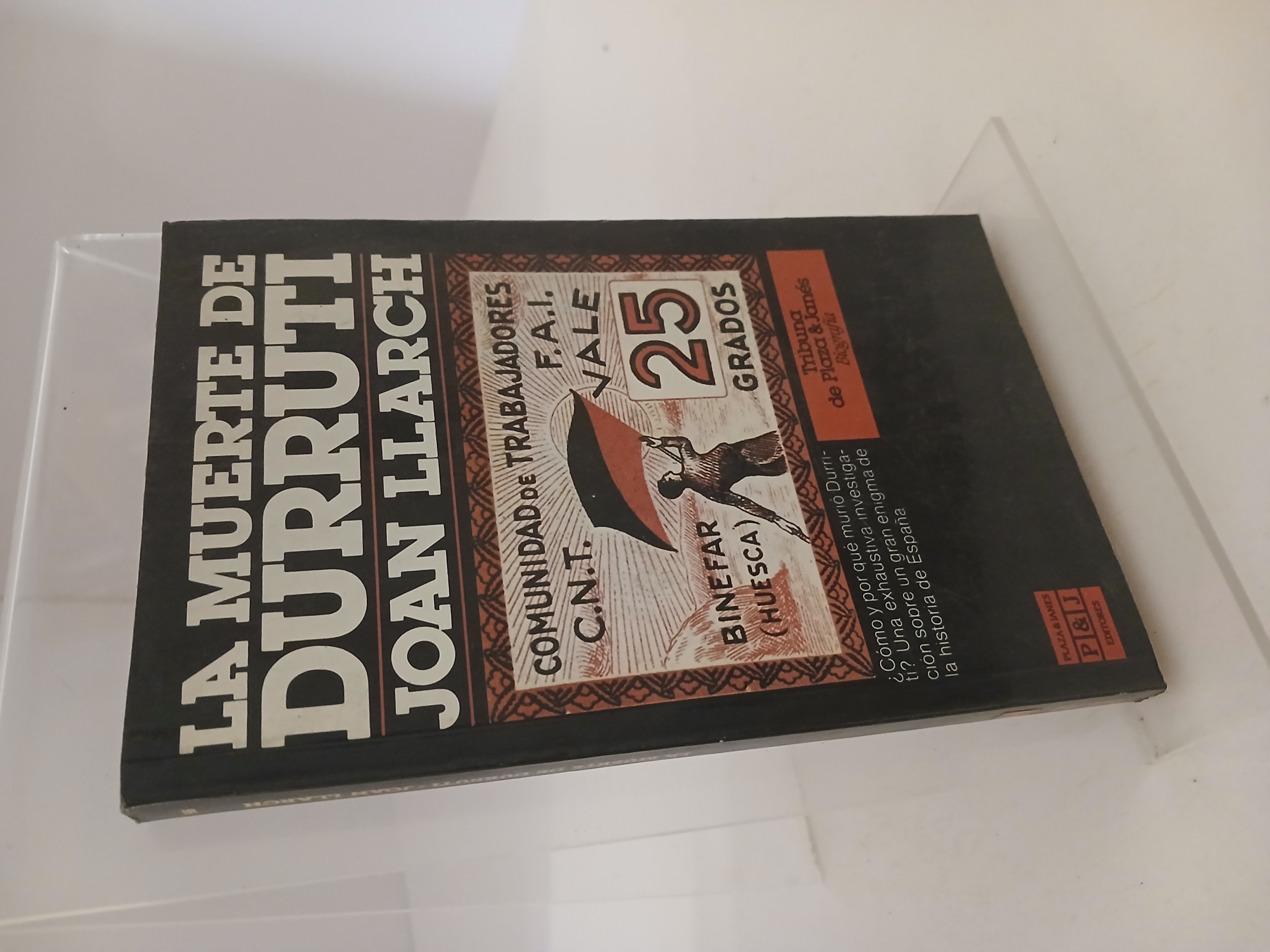 Portada de La muerte de Durruti