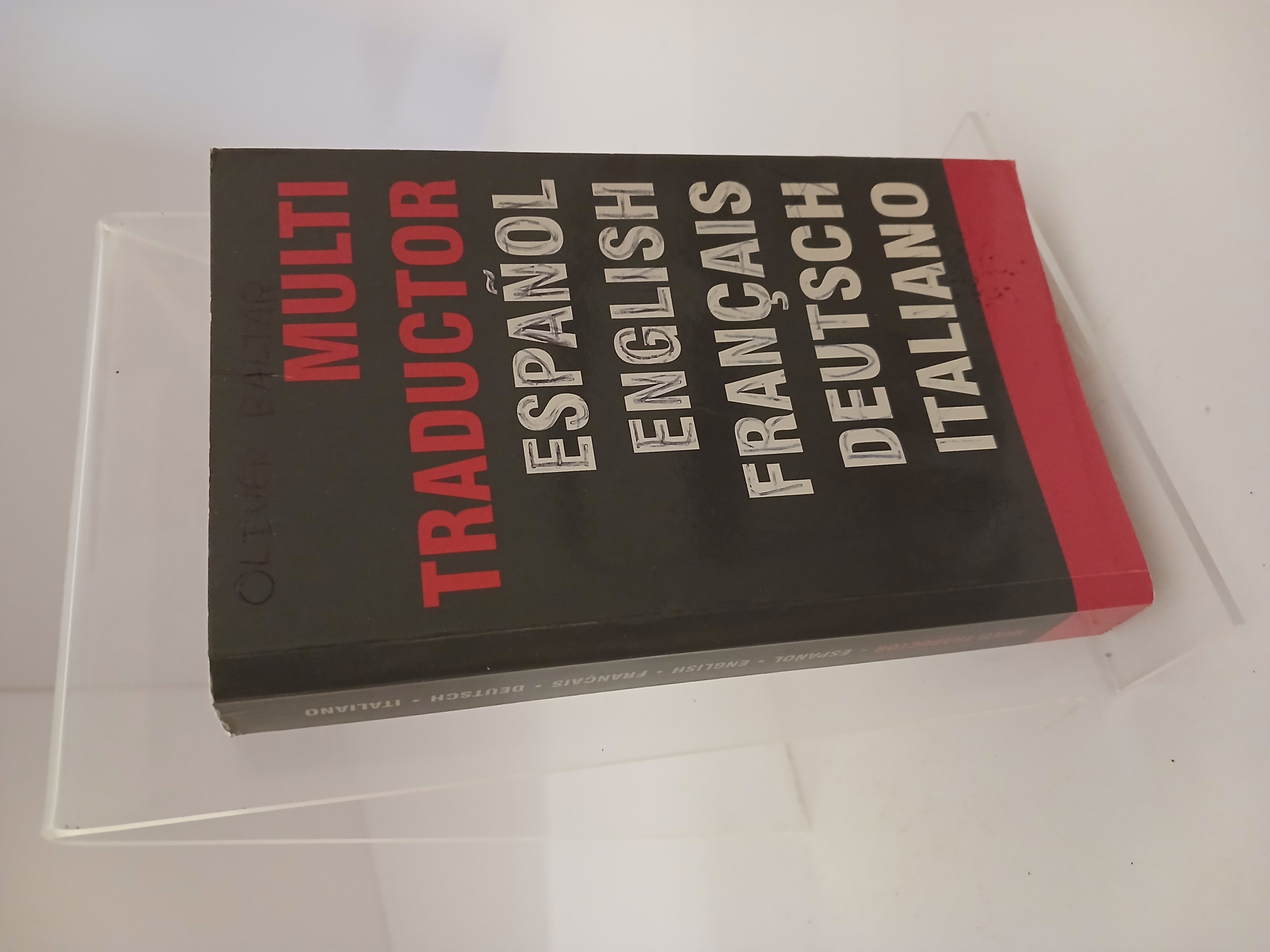 Portada de Multitraductor español, english, français, deutsch, italiano