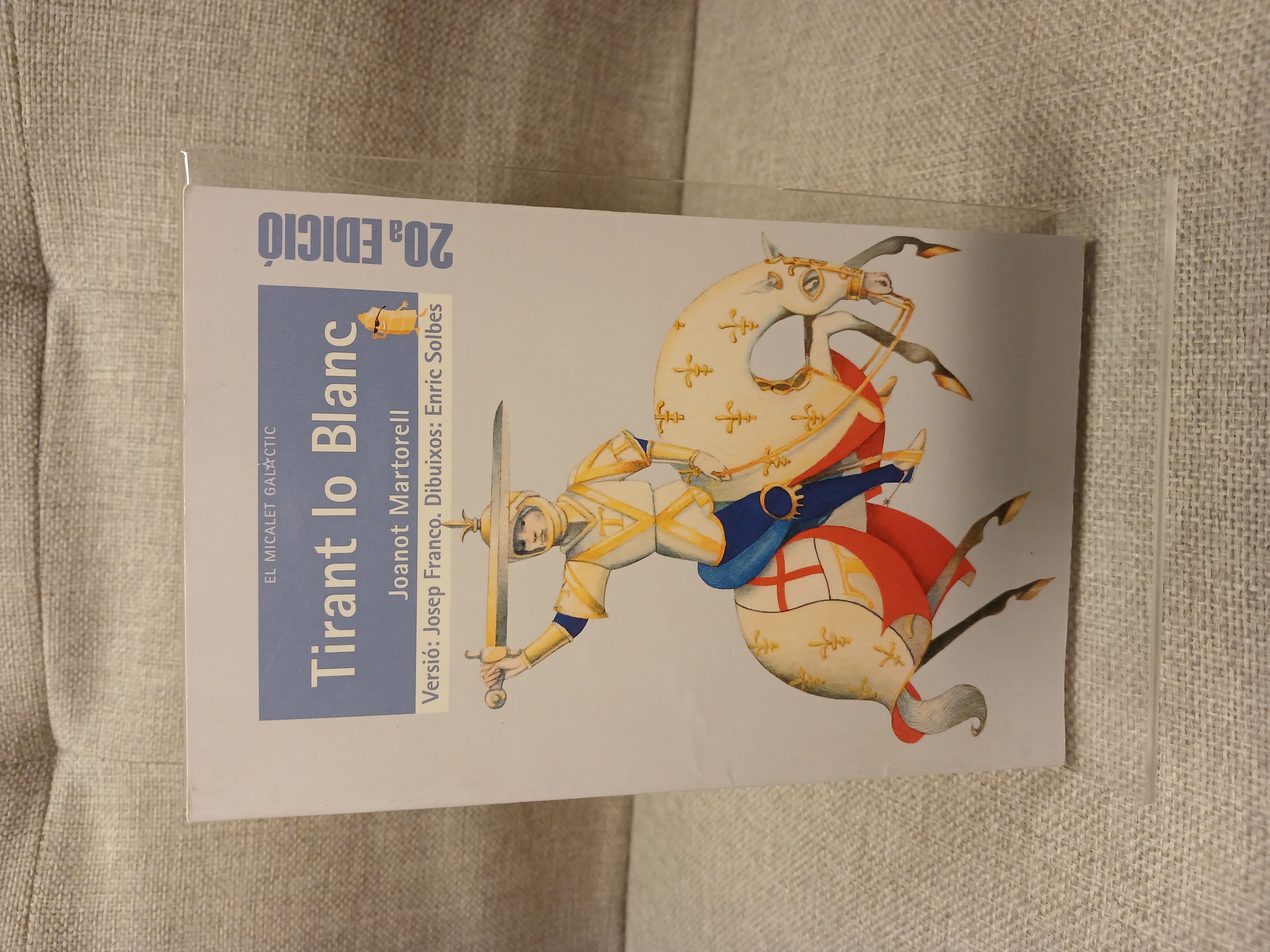 Portada de Tirant lo Blanc