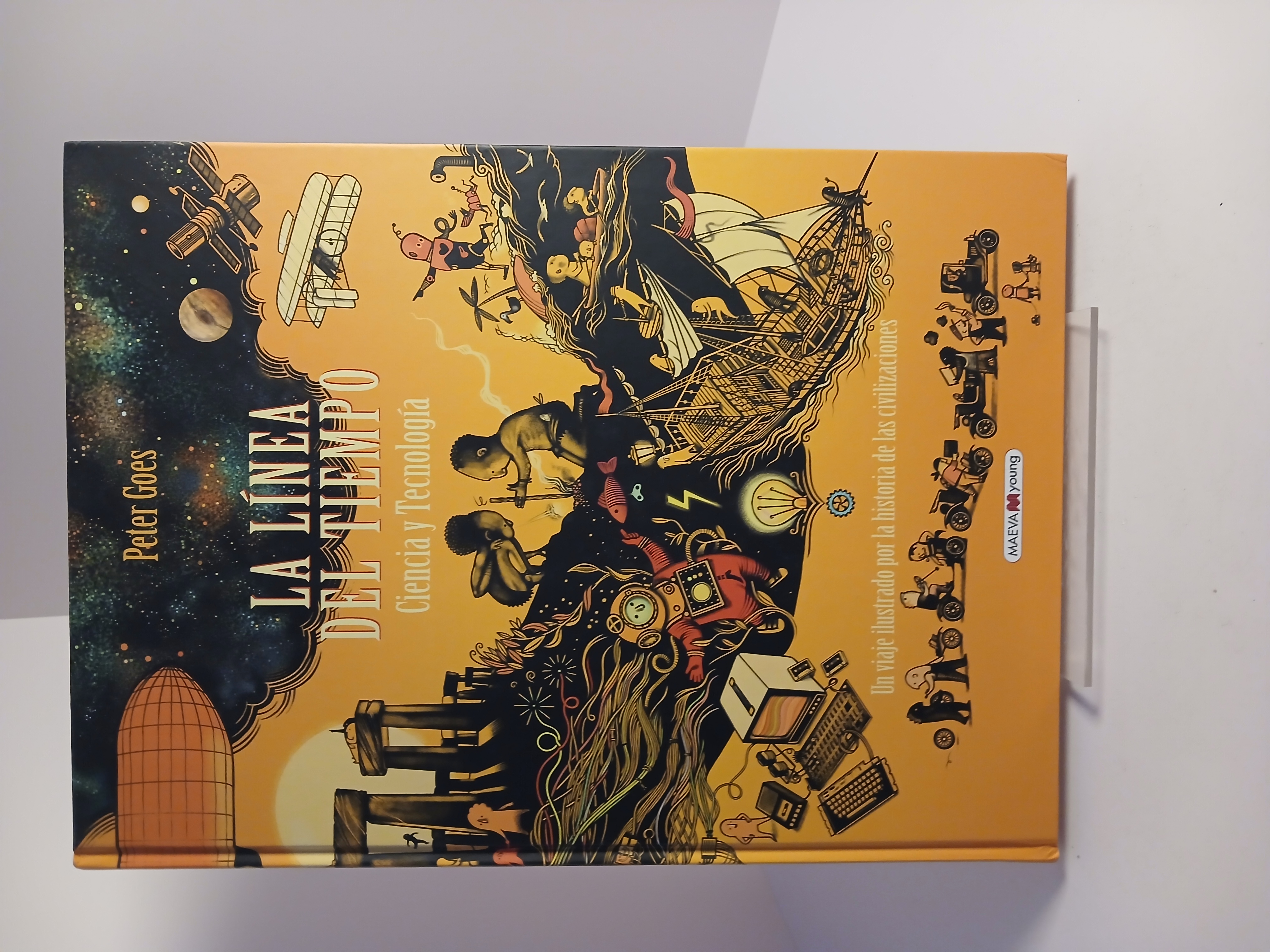 Portada de La línea del tiempo ciencia y tecnología