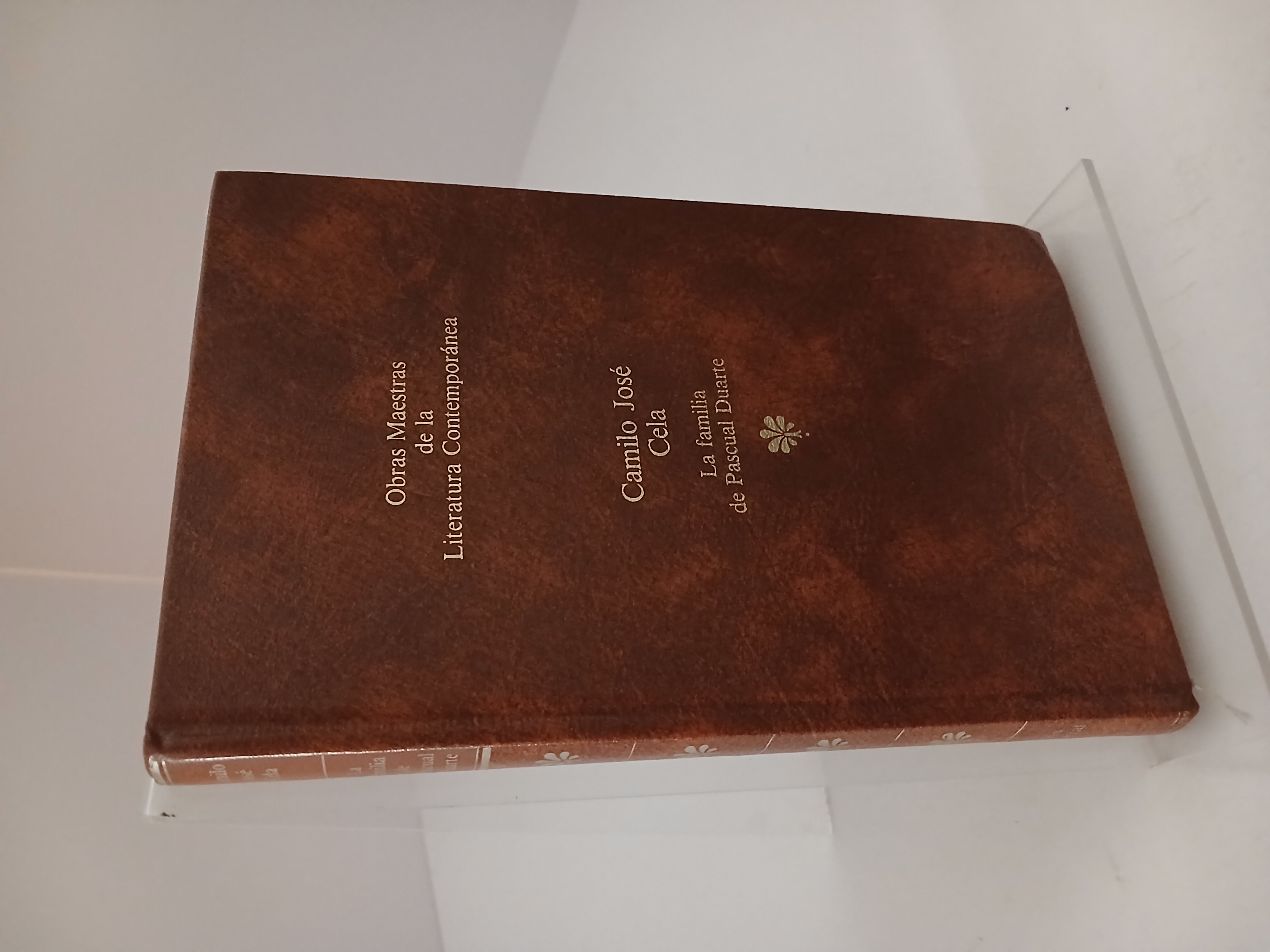 Portada de La familia de Pascual Duarte. Novela.