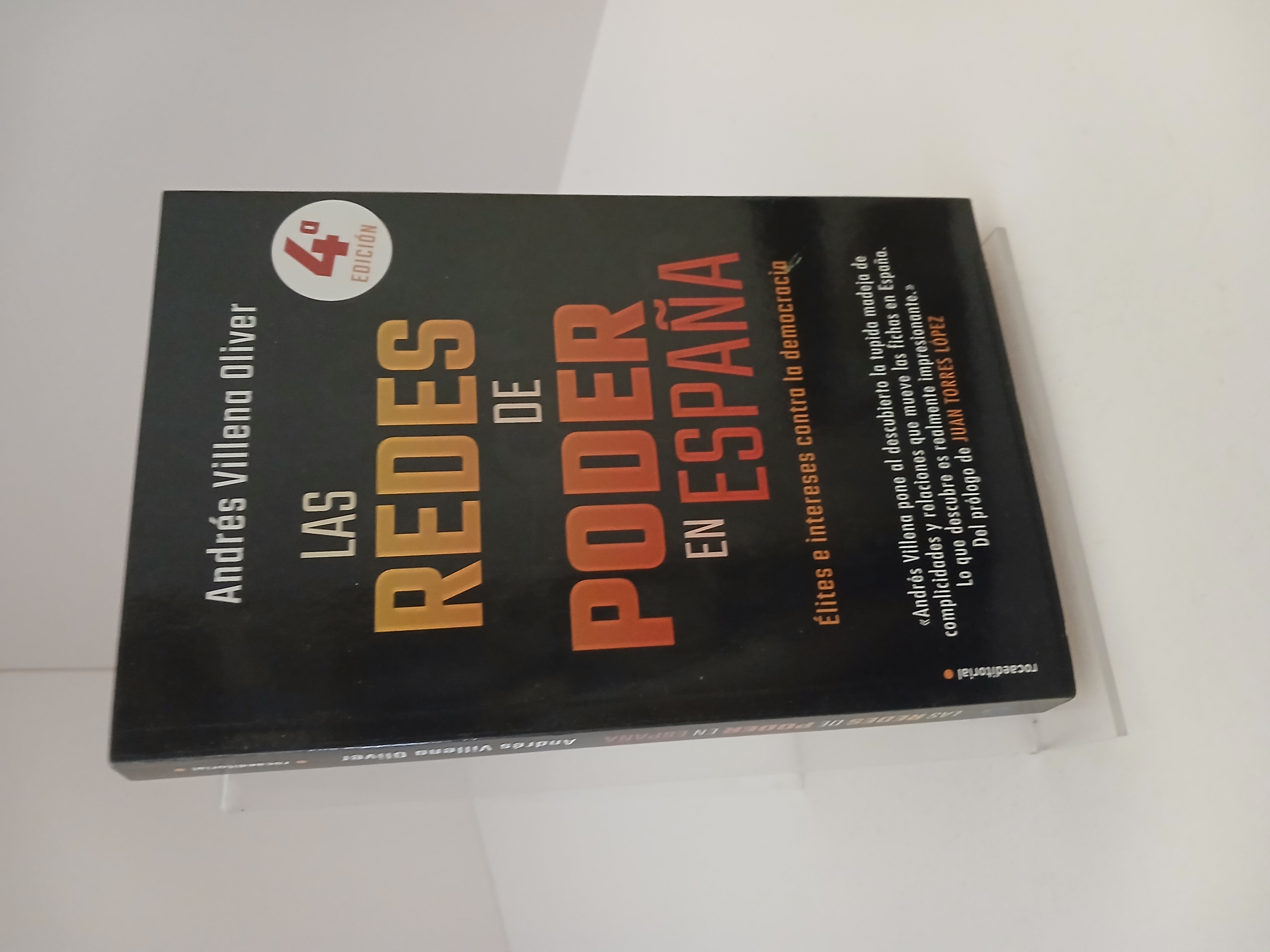 Portada de Las redes de poder en España élites e intereses contra la democracia