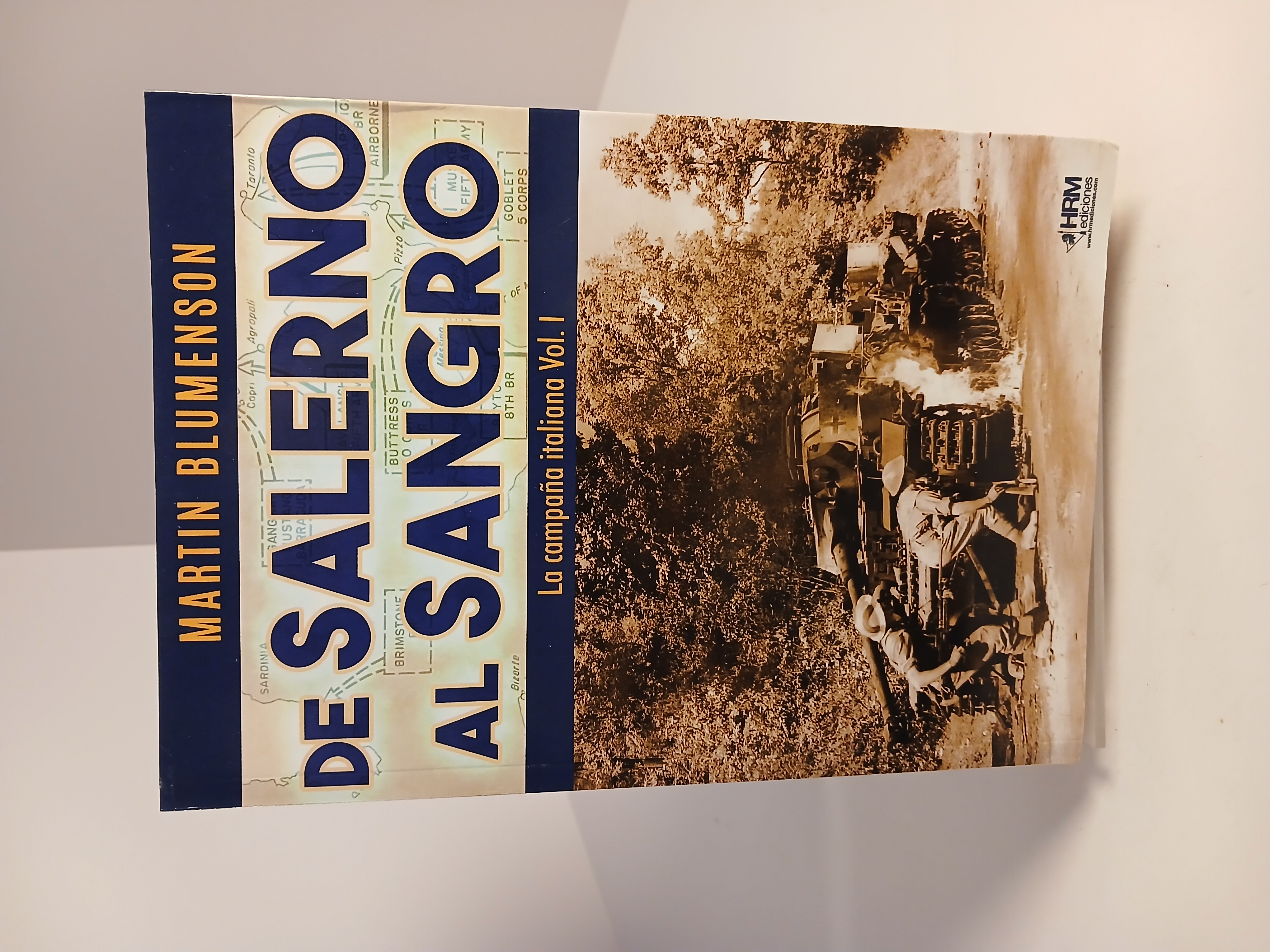Portada de De Salerno al Sangro. Campaña italiana I