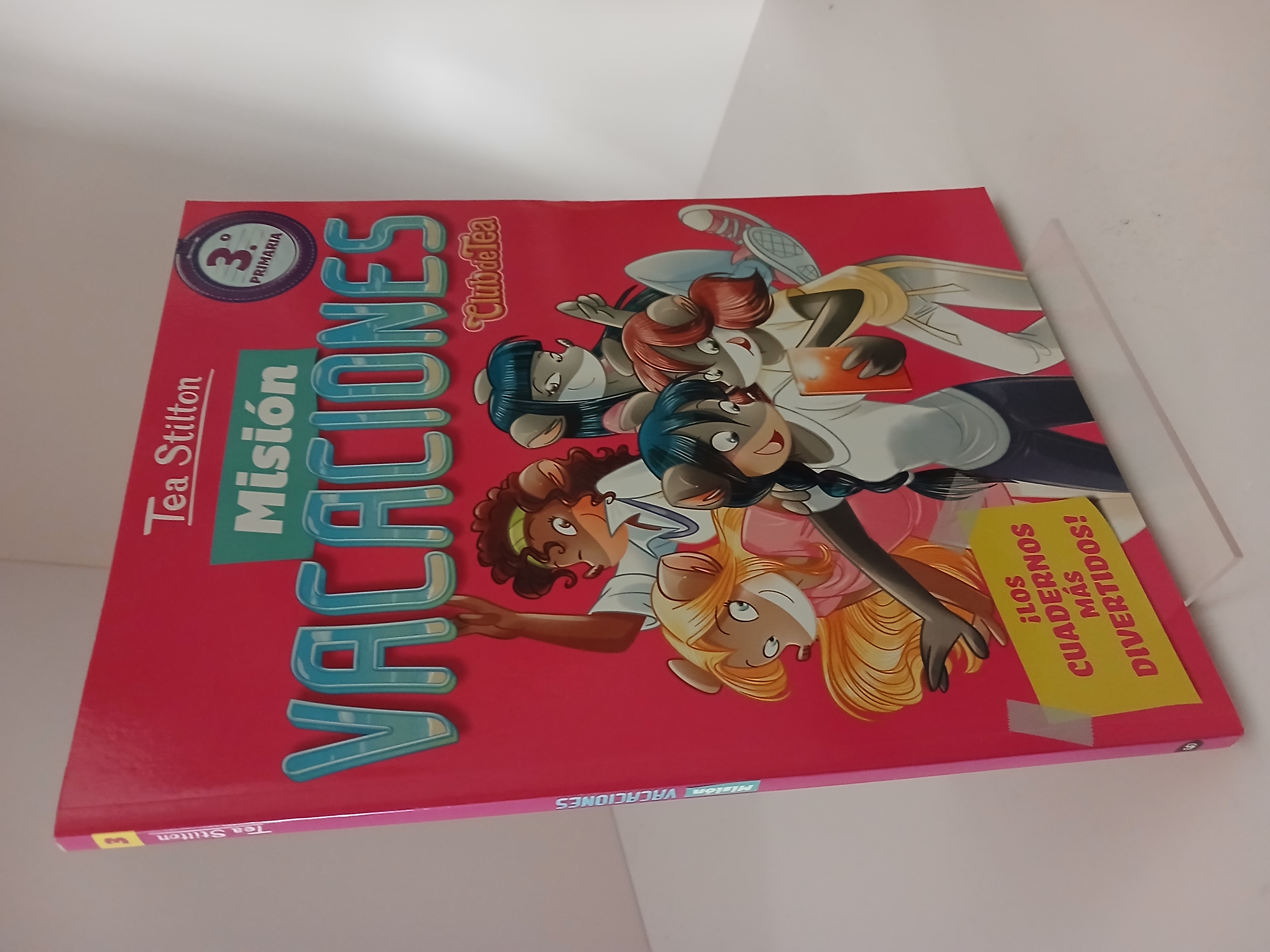 Portada de Misión Vacaciones, 3o Primaria ¡los cuadernos más divertidos!