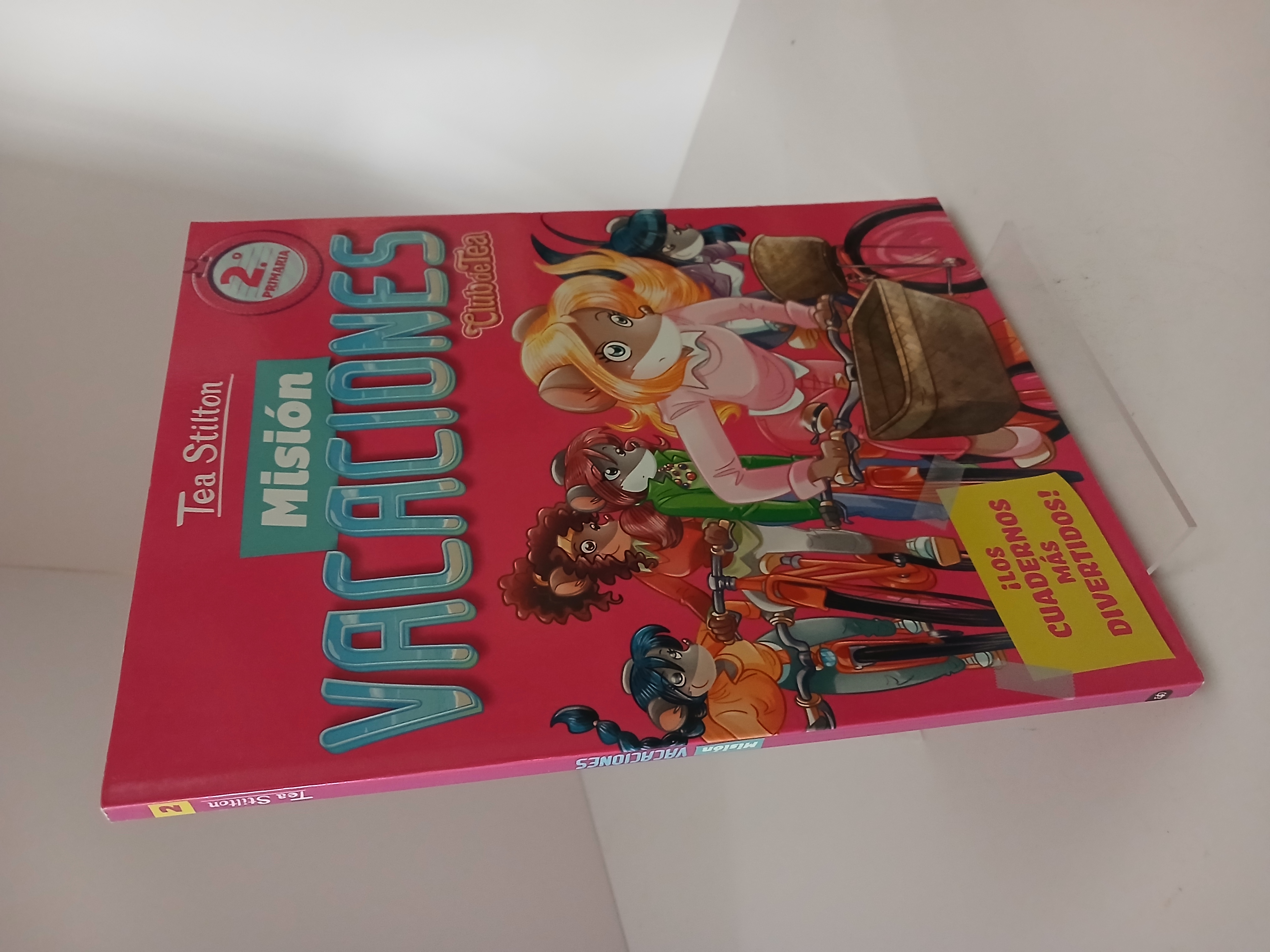 Portada de Misión Vacaciones, 2o Primaria ¡los cuadernos más divertidos!