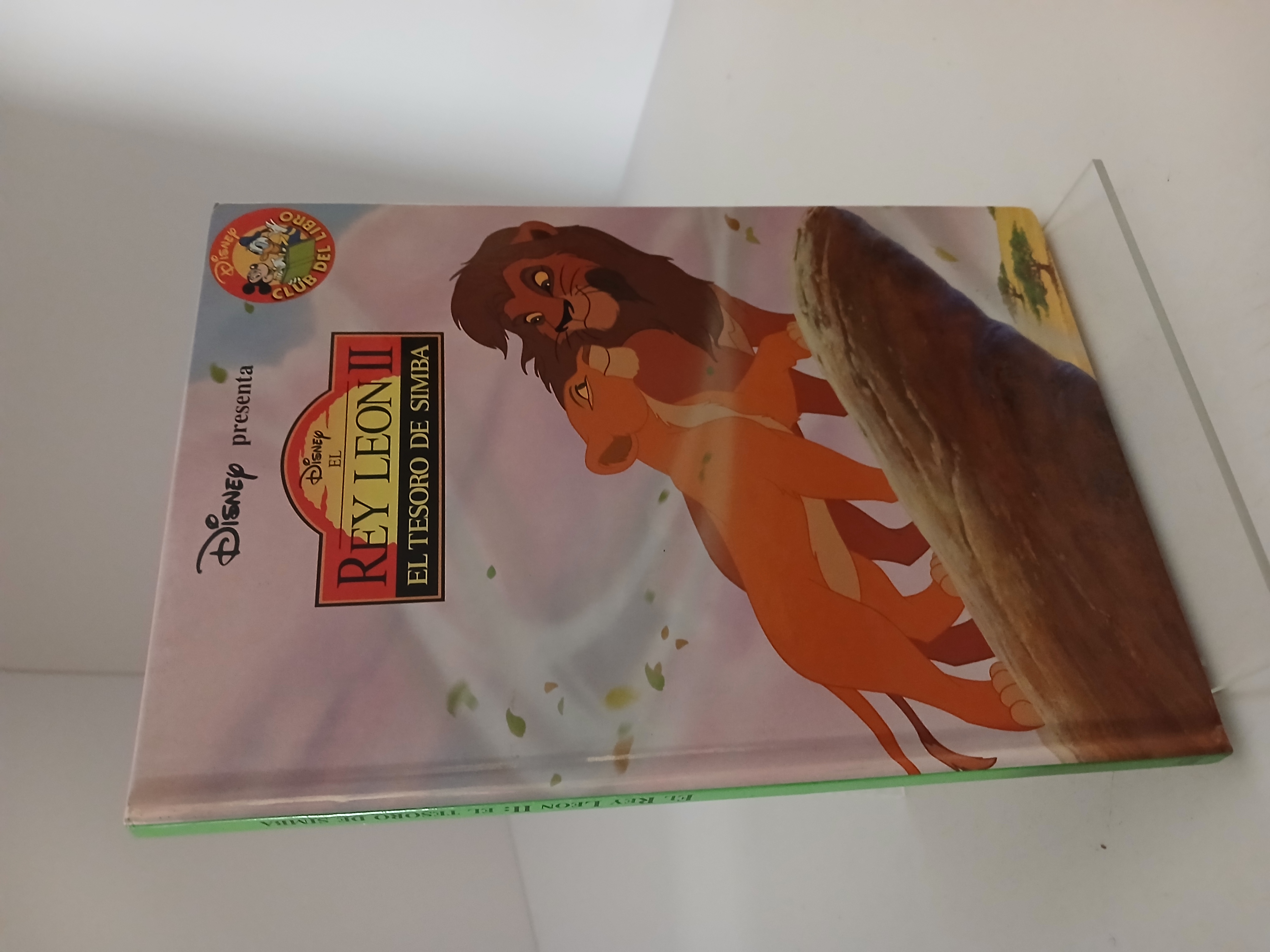 Portada de El Rey león II el tesoro de Simba