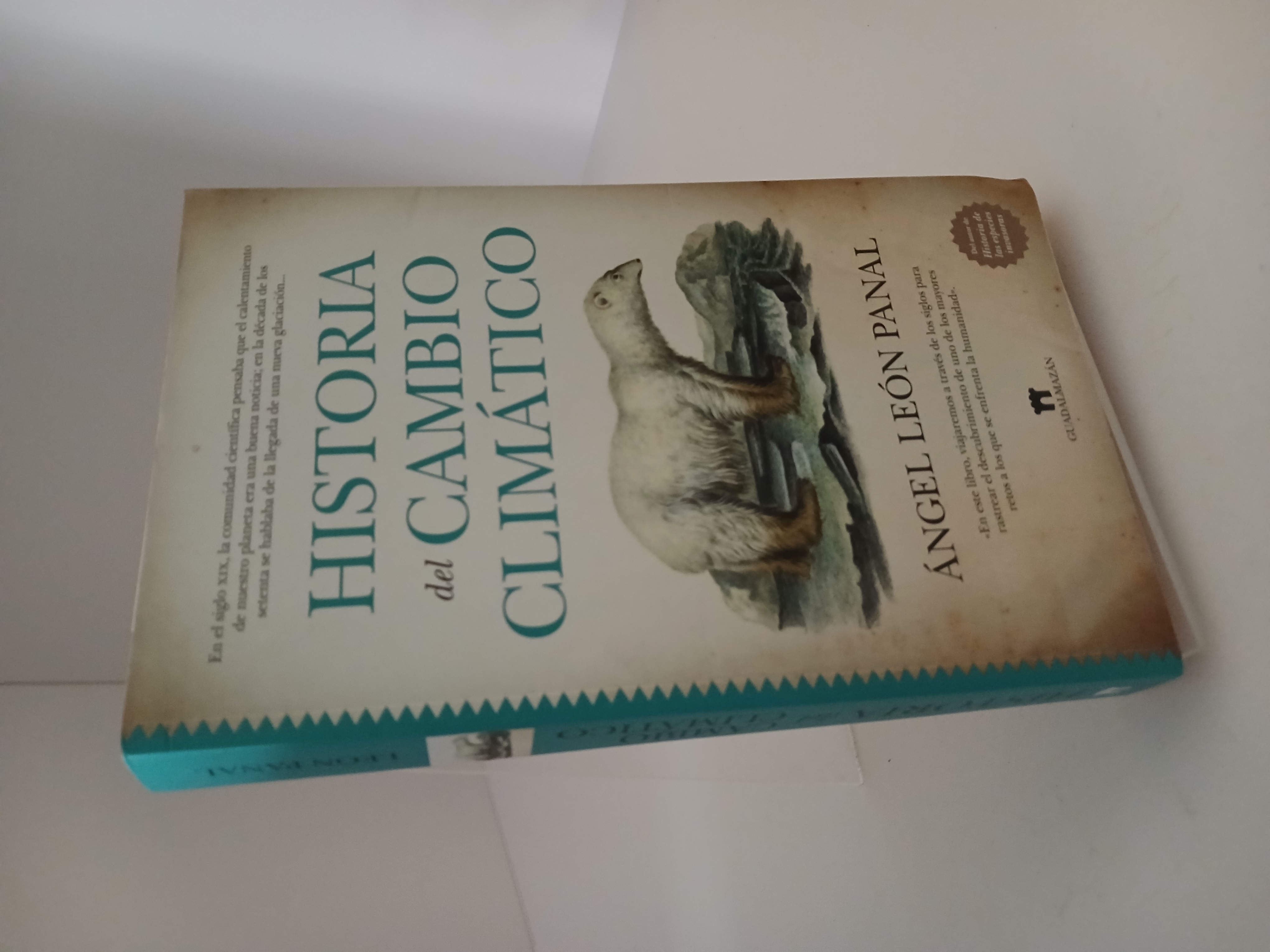 Portada de Historia del Cambio Climático