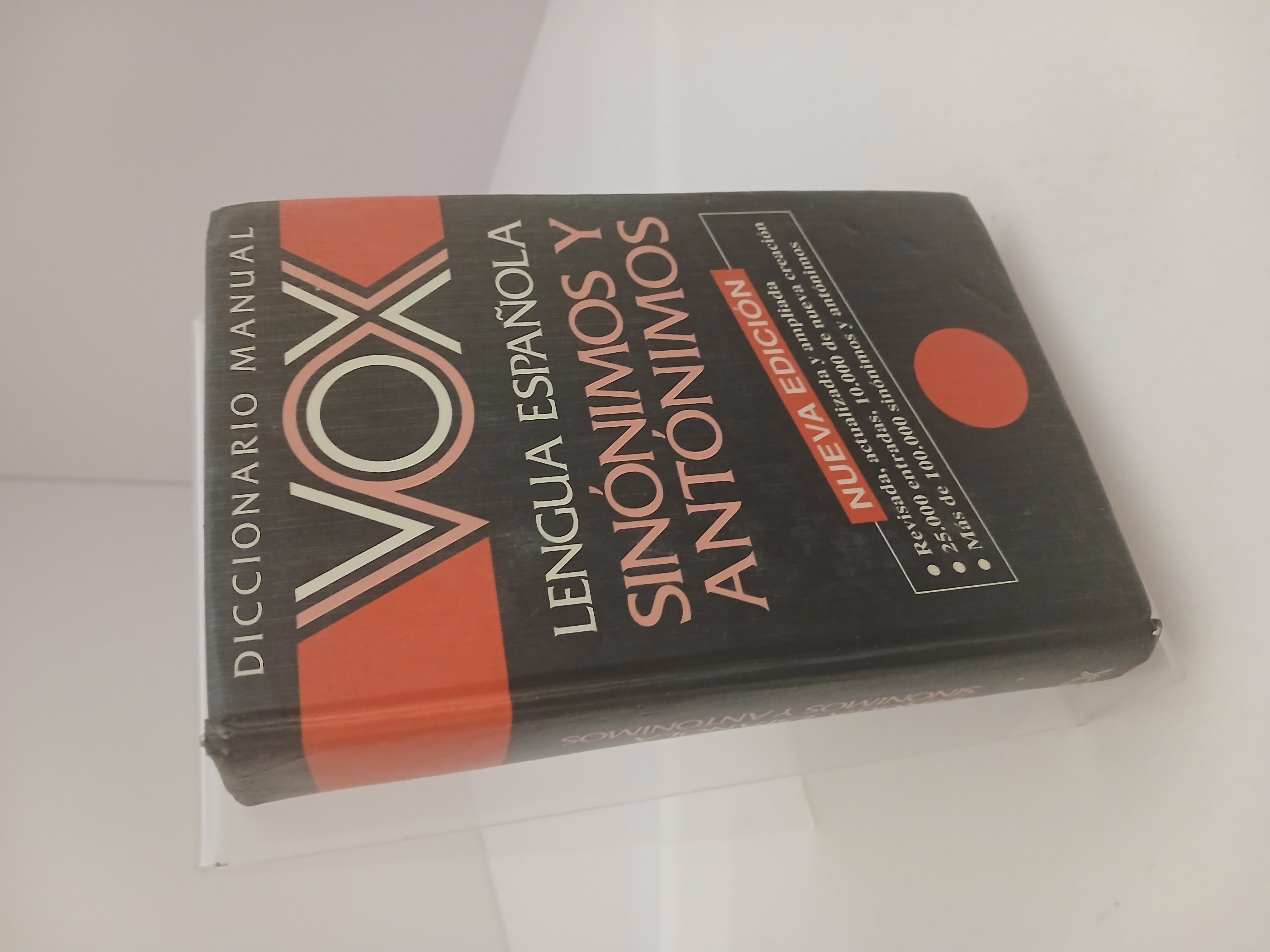 Vox Diccionario Manual De Sinonimos Y Antonimos/Vox Dictionary of Synonyms and Antonyms (Spanish Edition)