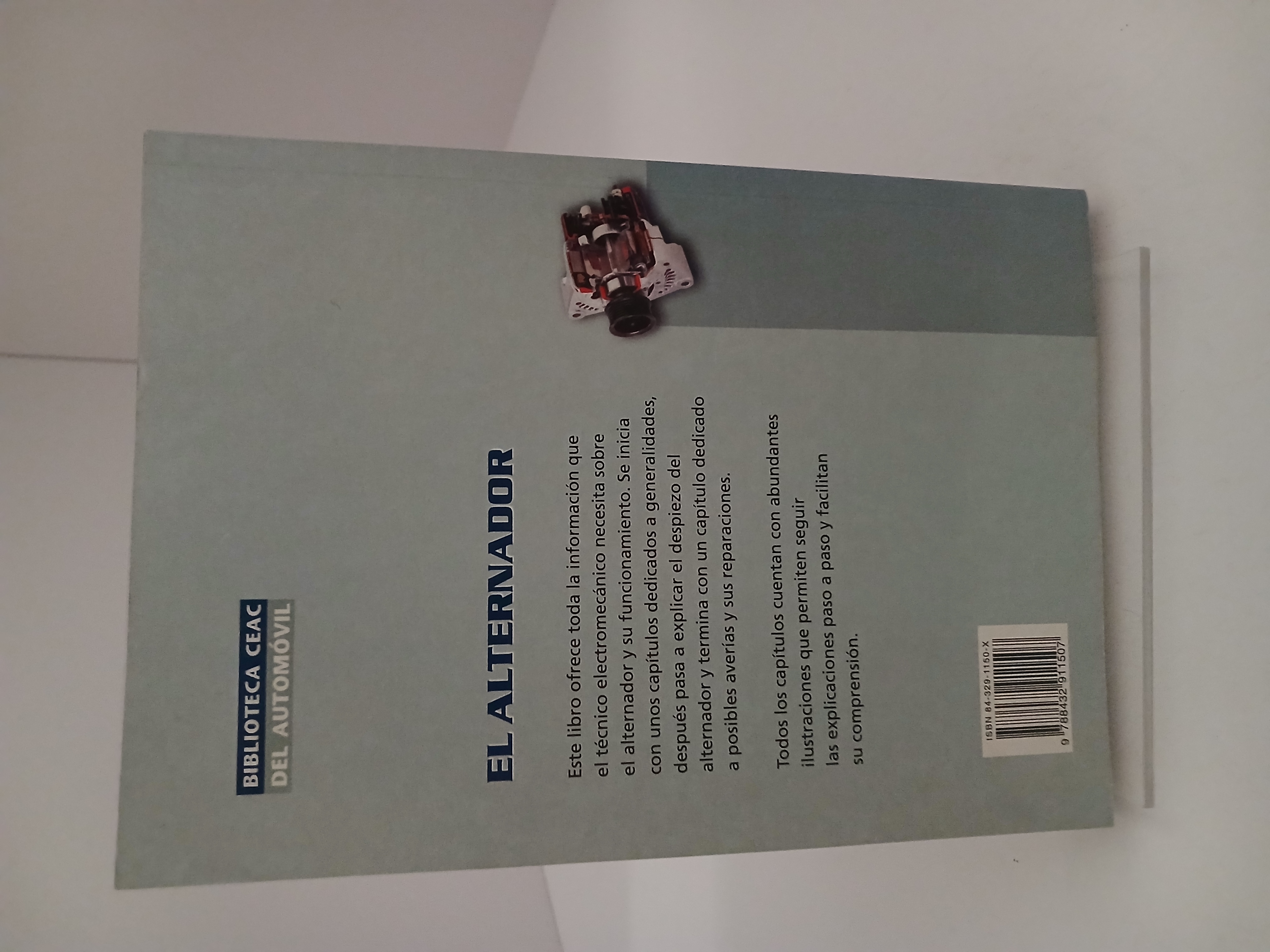 Portada de Alternador, El - Sistema de Carga y Regulacion (Spanish Edition)