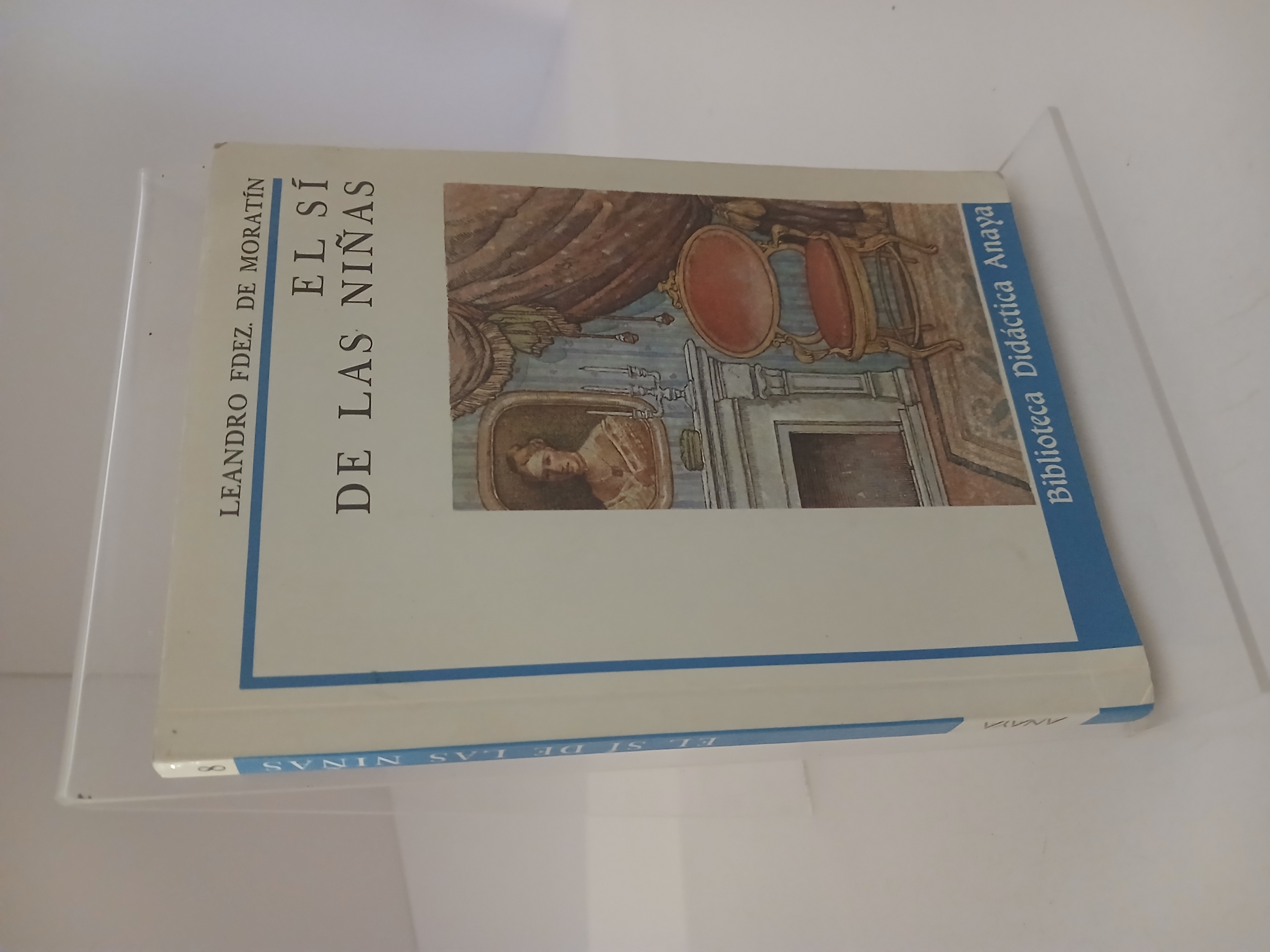 Portada de El Sí de las Niñas (Biblioteca Didactica Anaya) (Spanish Edition)